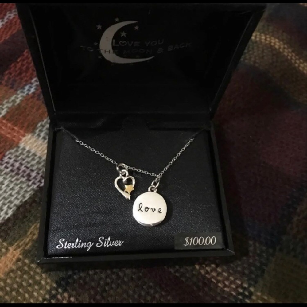 Love you to the moon and back necklace